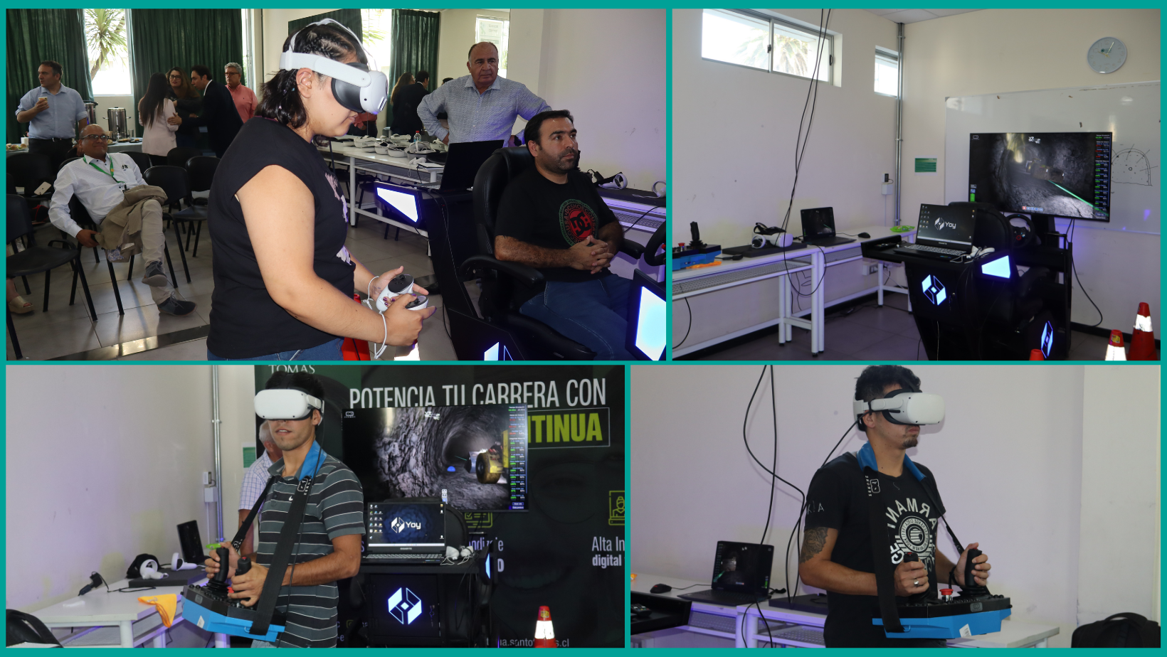 Simuladores de realidad virtual facilitan capacitación en operación de maquinaria pesada